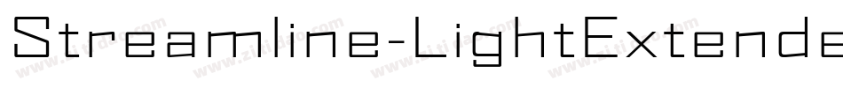 Streamline-LightExtended字体转换
