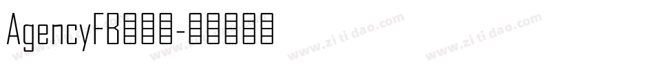 AgencyFB转换器字体转换