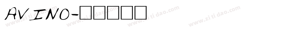 AVINO字体转换