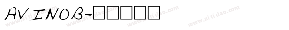 AVINOB字体转换