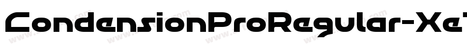 CondensionProRegular-Xe7j字体转换