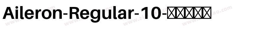 Aileron-Regular-10字体转换