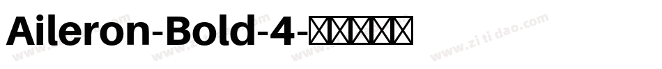 Aileron-Bold-4字体转换