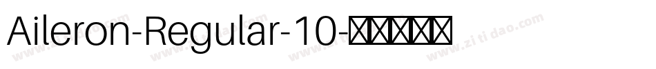 Aileron-Regular-10字体转换