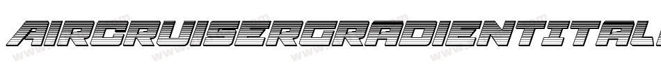 AircruiserGradientItalic-YpaO字体转换