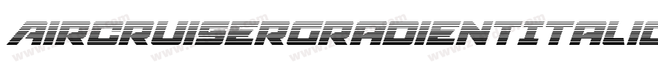 AircruiserGradientItalic-YpaO字体转换