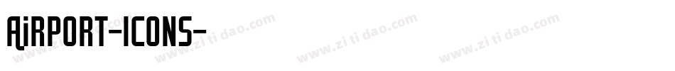 Airport-Icons字体转换