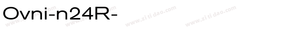 Ovni-n24R字体转换