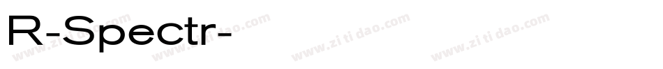 R-Spectr字体转换