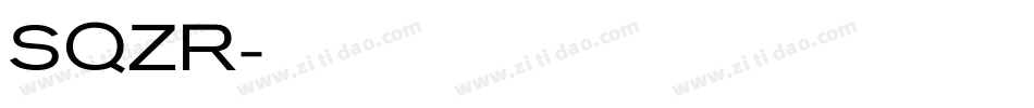 SQZR字体转换