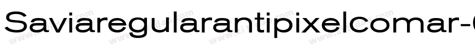 Saviaregularantipixelcomar-002R字体转换