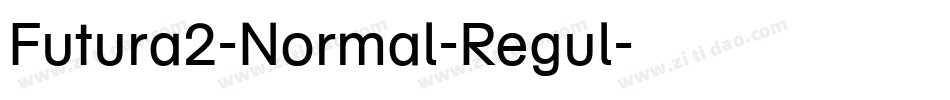 Futura2-Normal-Regul字体转换