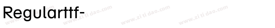 Regularttf字体转换 Regularttf字体转换