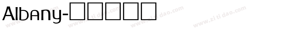 Albany字体转换