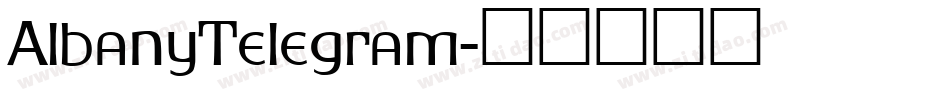 AlbanyTelegram字体转换