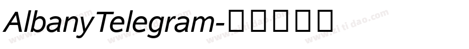 AlbanyTelegram字体转换