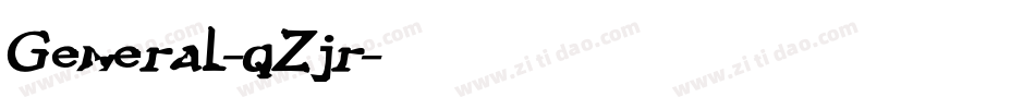 General-qZjr字体转换