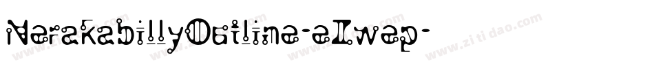NerakabillyOutline-eZwep字体转换