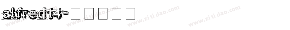 alfred14字体转换