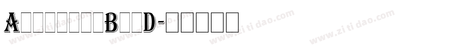AlgerianBasD字体转换