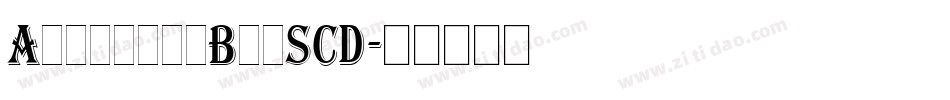 AlgerianBasSCD字体转换