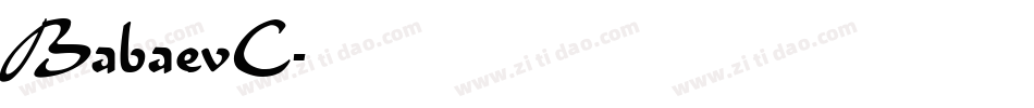 BabaevC字体转换
