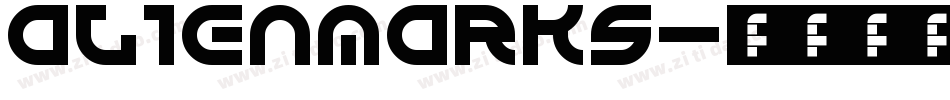 alienmarks字体转换