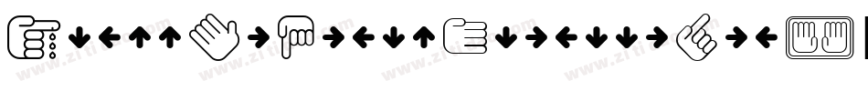 ThrowMyHandsUpintheAir字体转换