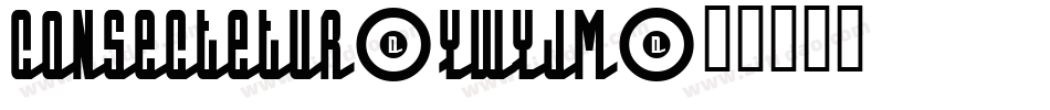 Consectetur-ywYjm字体转换