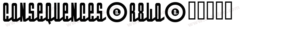 Consequences-R8vo字体转换