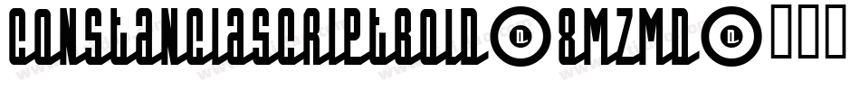 ConstanciascriptBold-8MZmD字体转换