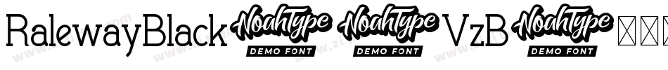 RalewayBlack-8VzB字体转换