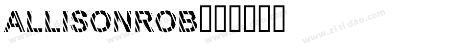 AllisonROB字体转换