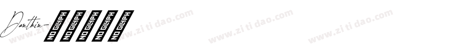 Danthin字体转换
