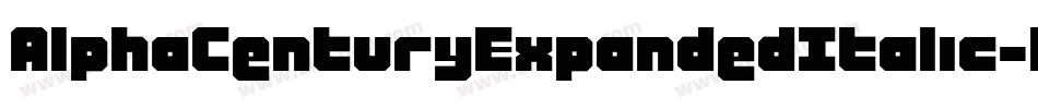 AlphaCenturyExpandedItalic-L3OKn字体转换