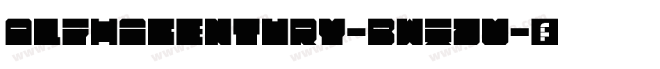 AlphaCentury-BWq7V字体转换