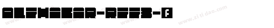 Alphacar-Rpp3字体转换