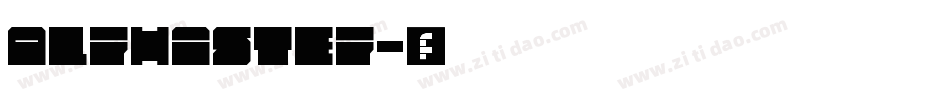 Alphastep字体转换