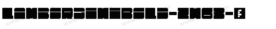 LamborginiBold-zW63字体转换 LamborginiBold-zW63字体转换