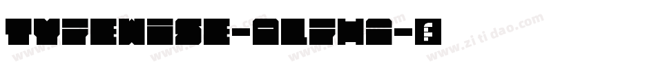Typewise-Alpha字体转换