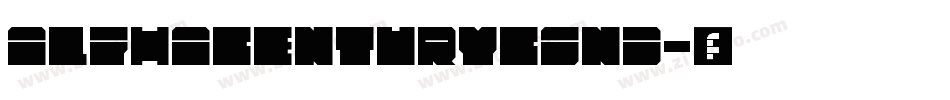 alphacenturycond字体转换
