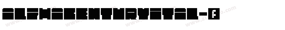 alphacenturyital字体转换