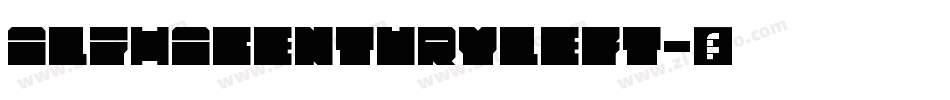 alphacenturyleft字体转换