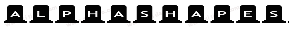 AlphashapesGravestones-RvEe字体转换