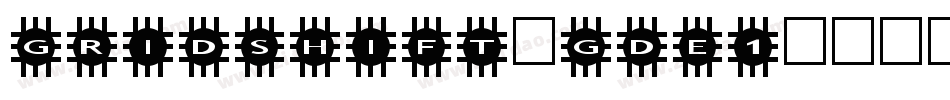 Gridshift-gDe1字体转换