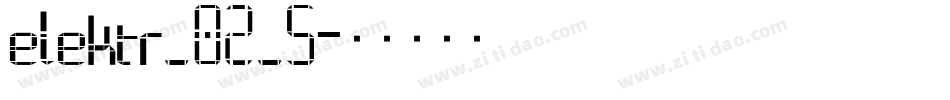 elektr_02_5字体转换