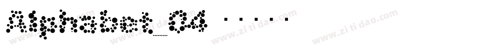 Alphabet_04字体转换