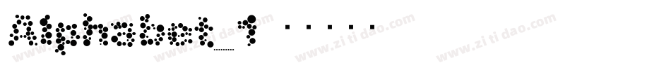 Alphabet_1字体转换