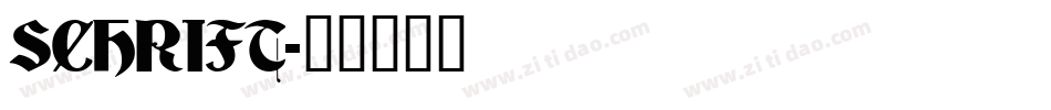 SCHRIFT字体转换