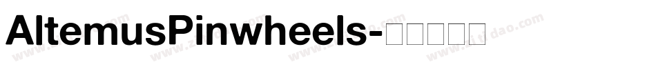 AltemusPinwheels字体转换